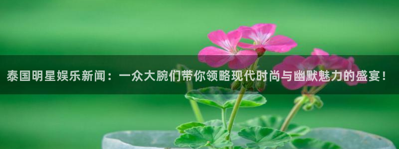 幸运彩官网是真的吗：泰国明星娱乐新闻：一众大腕们带你领略现代时尚与幽默魅力的盛宴！